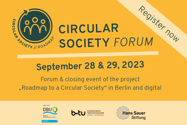 Circular Society Forum 2023, September 28 & 29, 2023